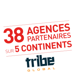 Tribe global, 38 agences partenaires dans le monde
