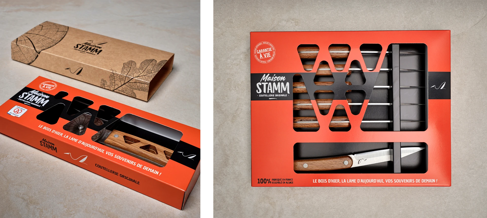 Packaging pour Maison Stamm