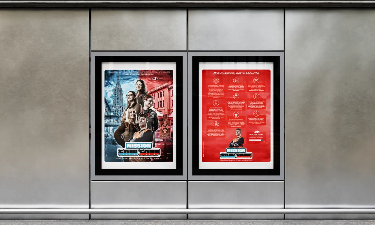 CTS Affiche recto/verso Mission Sain&Sauf