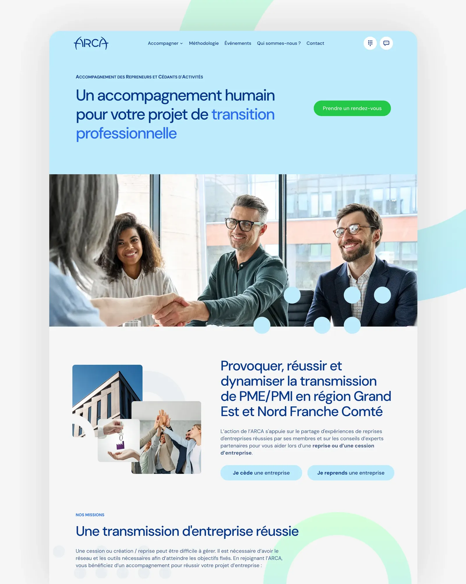 Site internet association ARCA