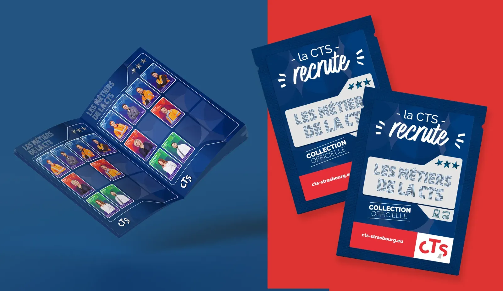 CTS Campagne recrutement - Album cartes à collectionner