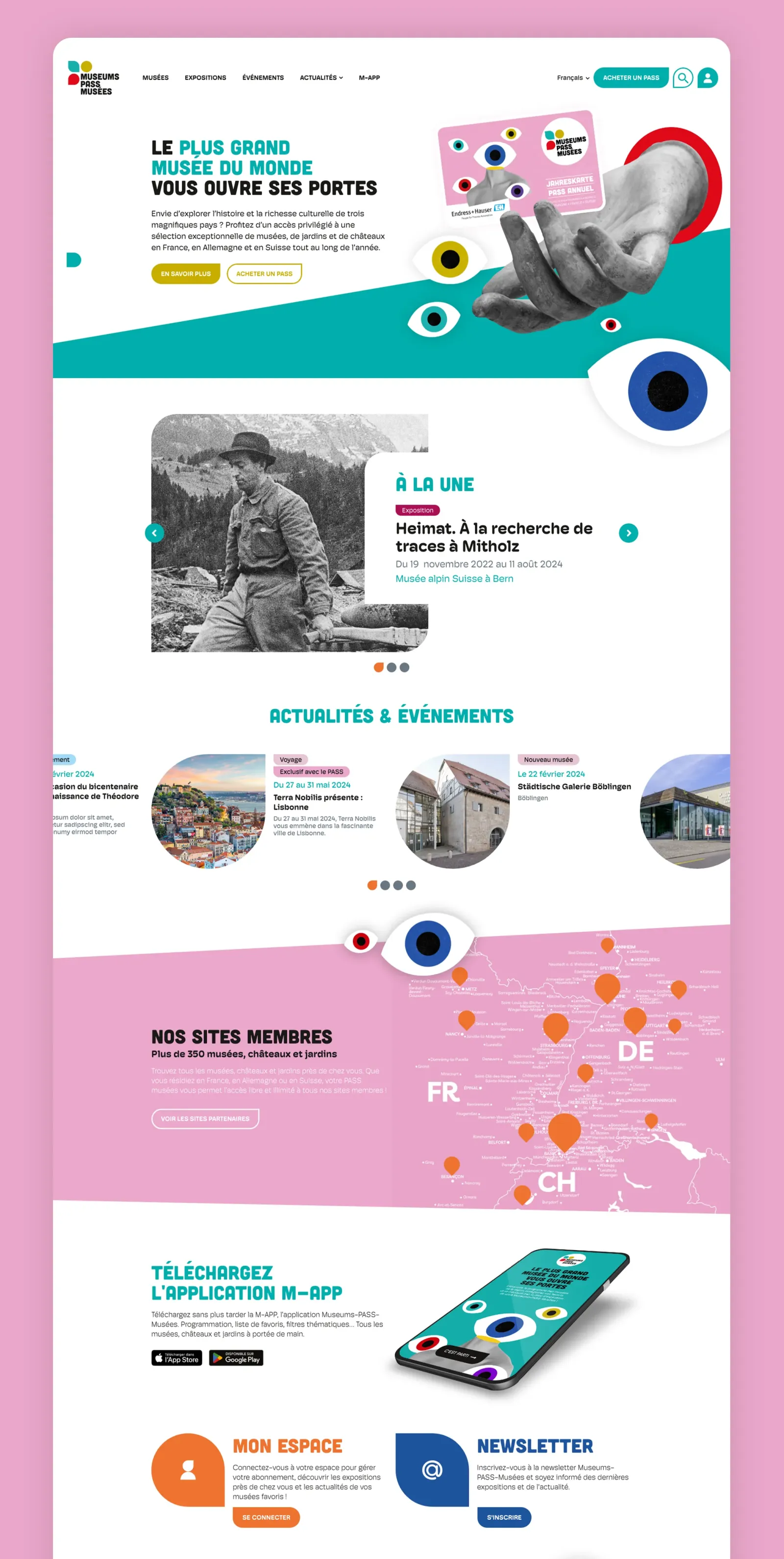 Museums-PASS-Musées refonte site internet