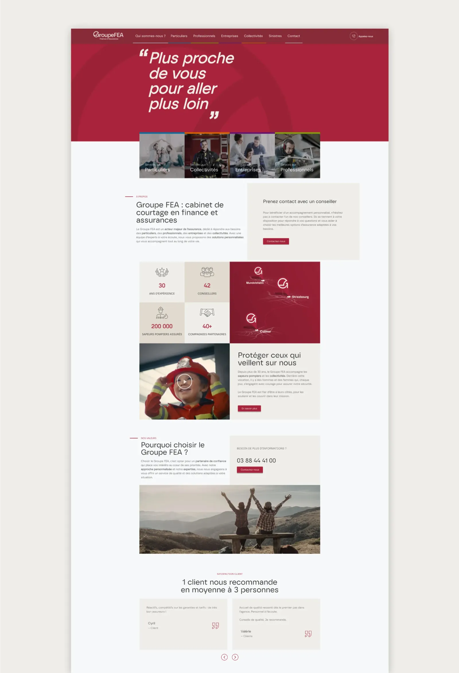 Groupe FEA site internet