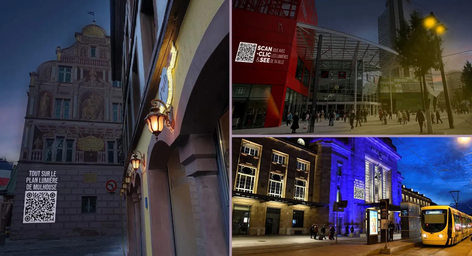 QR Codes géants sur les façades à Mulhouse