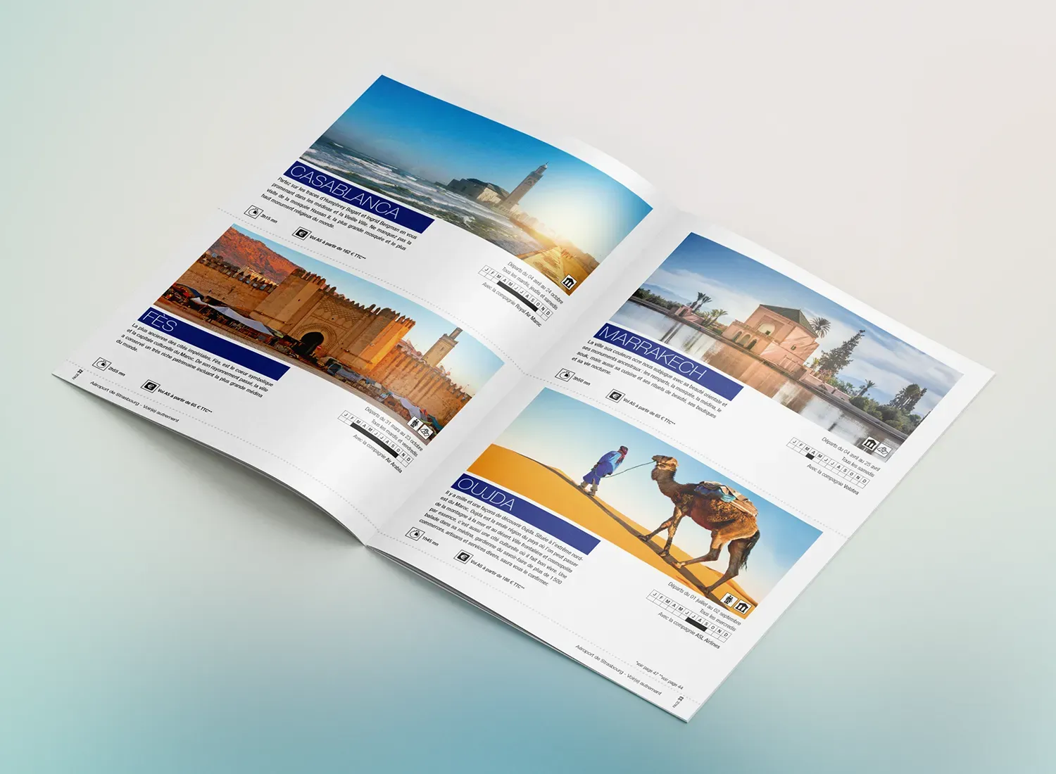 Catalogue des destinations