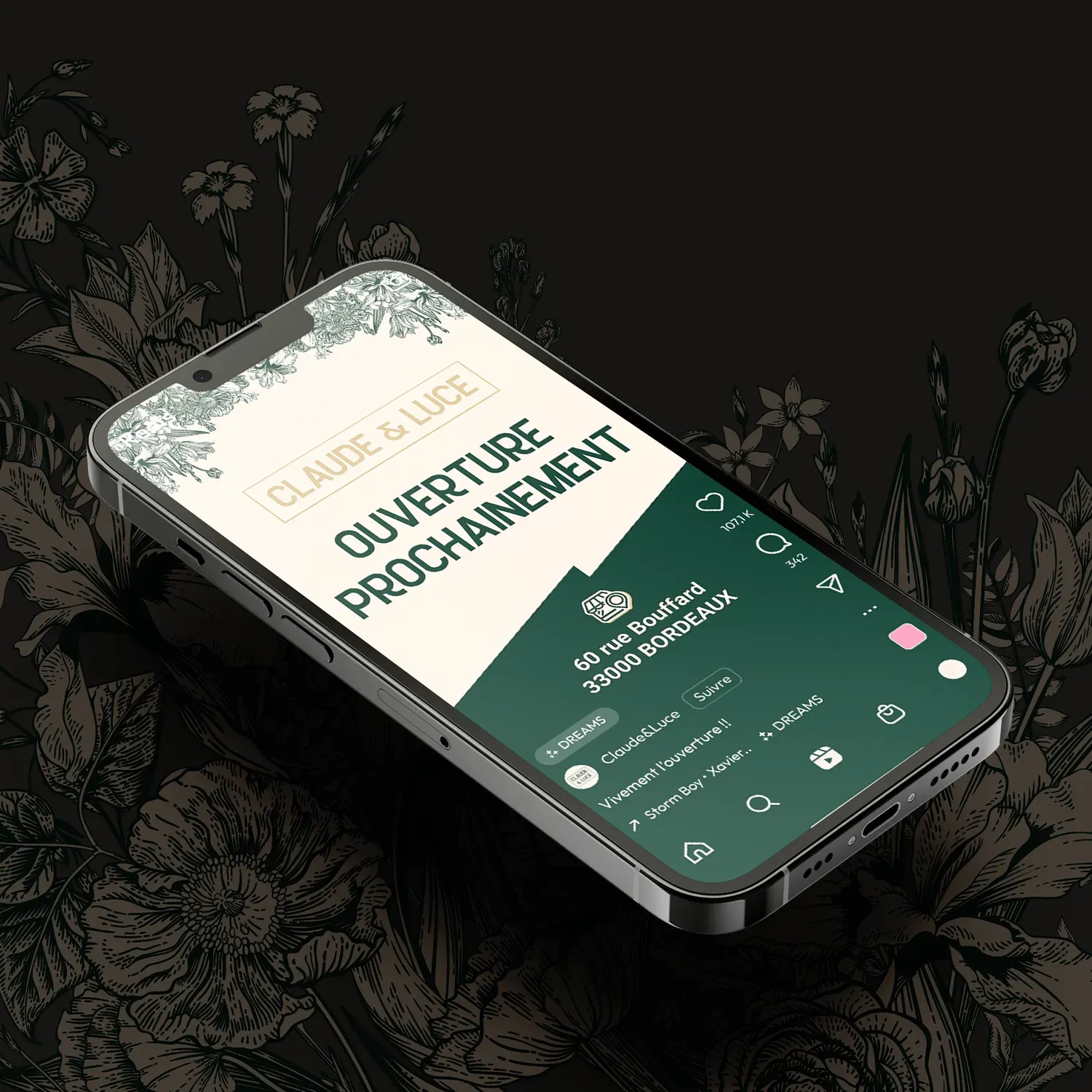 Déclinaison pour les réseaux sociaux : post/reel instagram, post facebook