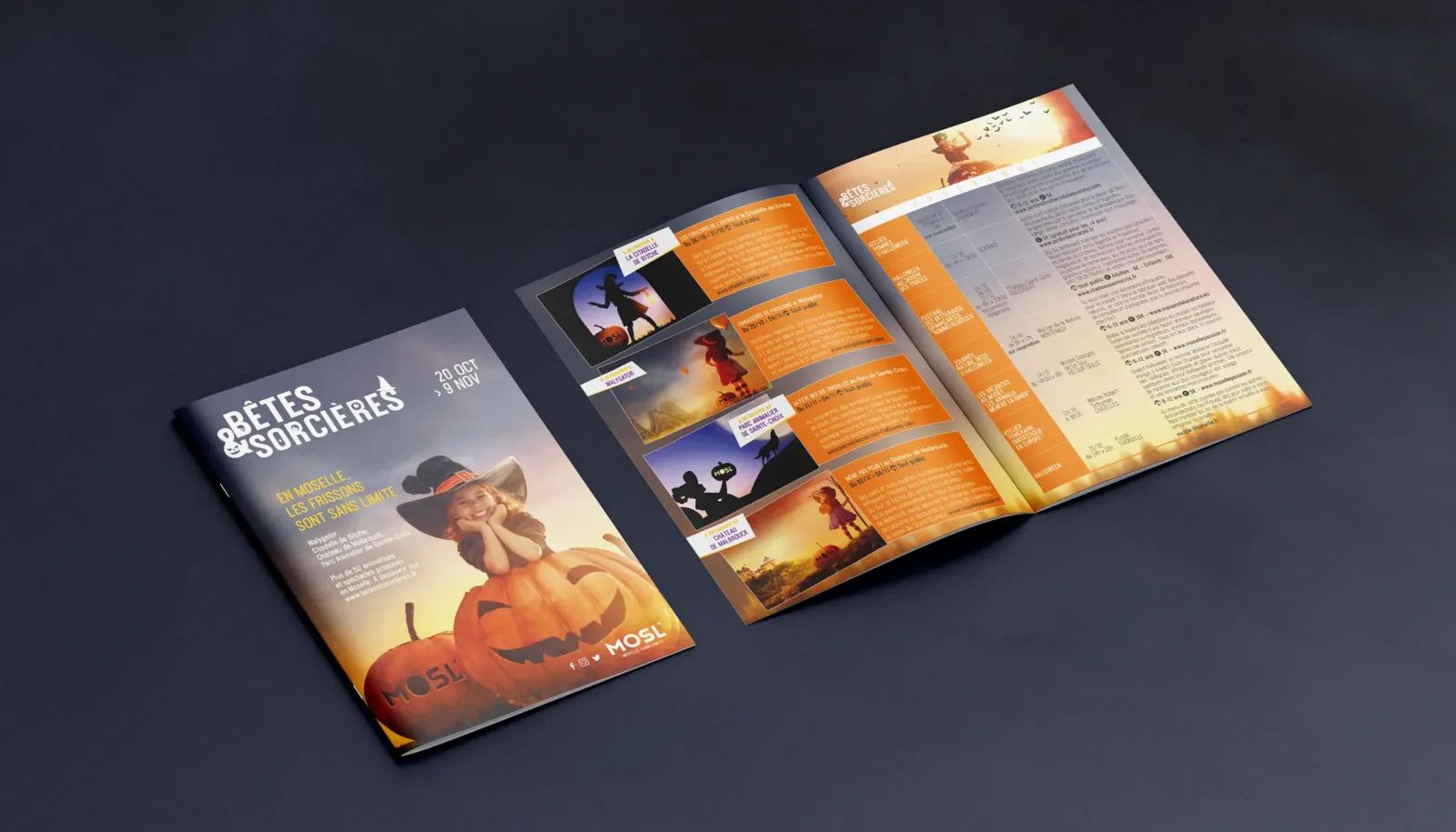 Brochure des évenements du festival Bêtes et Sorcières