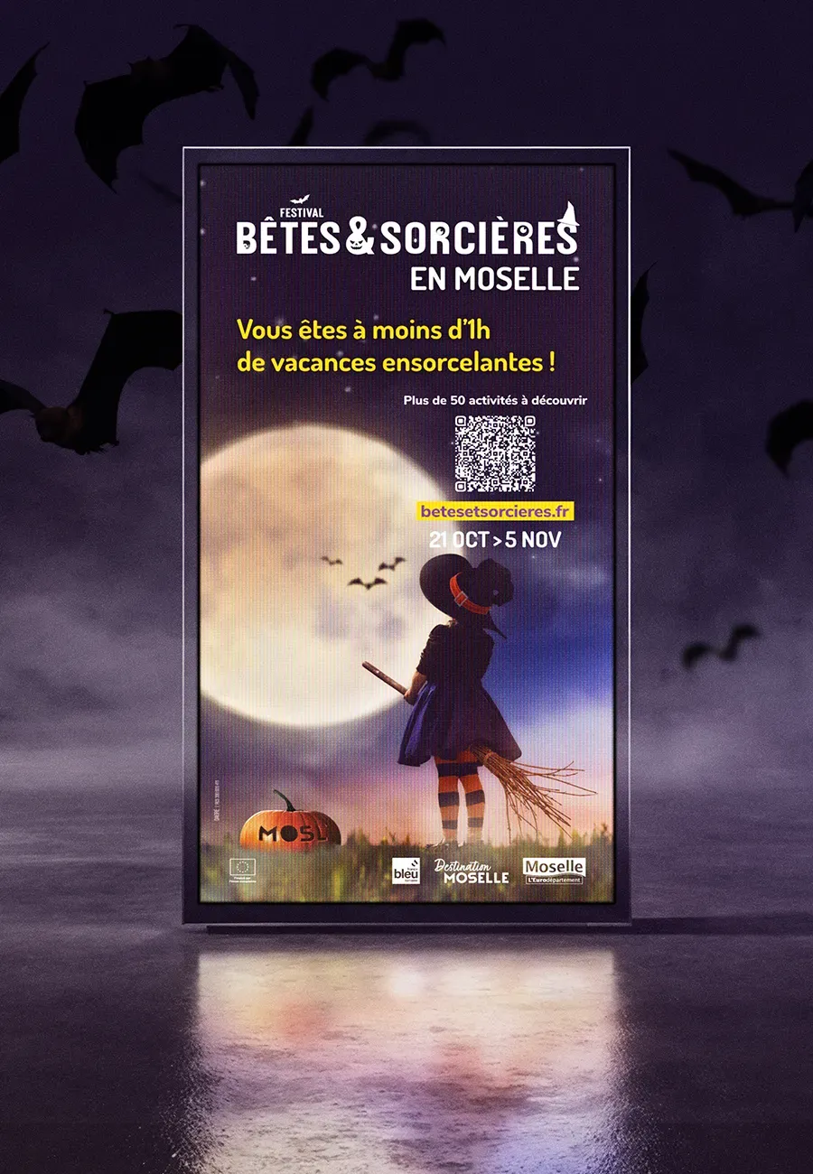 Affiche digitale Festival Bêtes & Sorcières