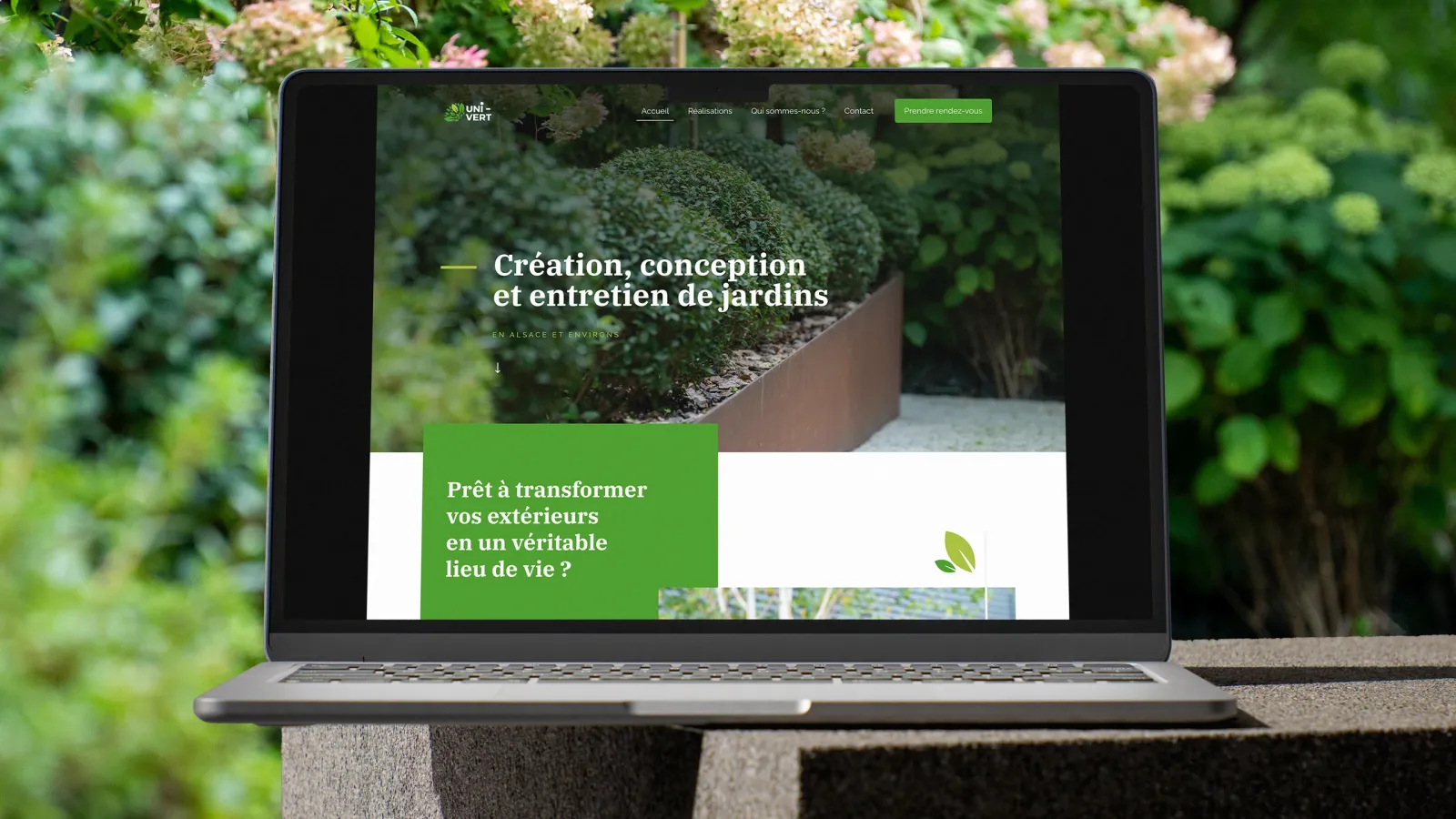 Site internet UNI-VERT