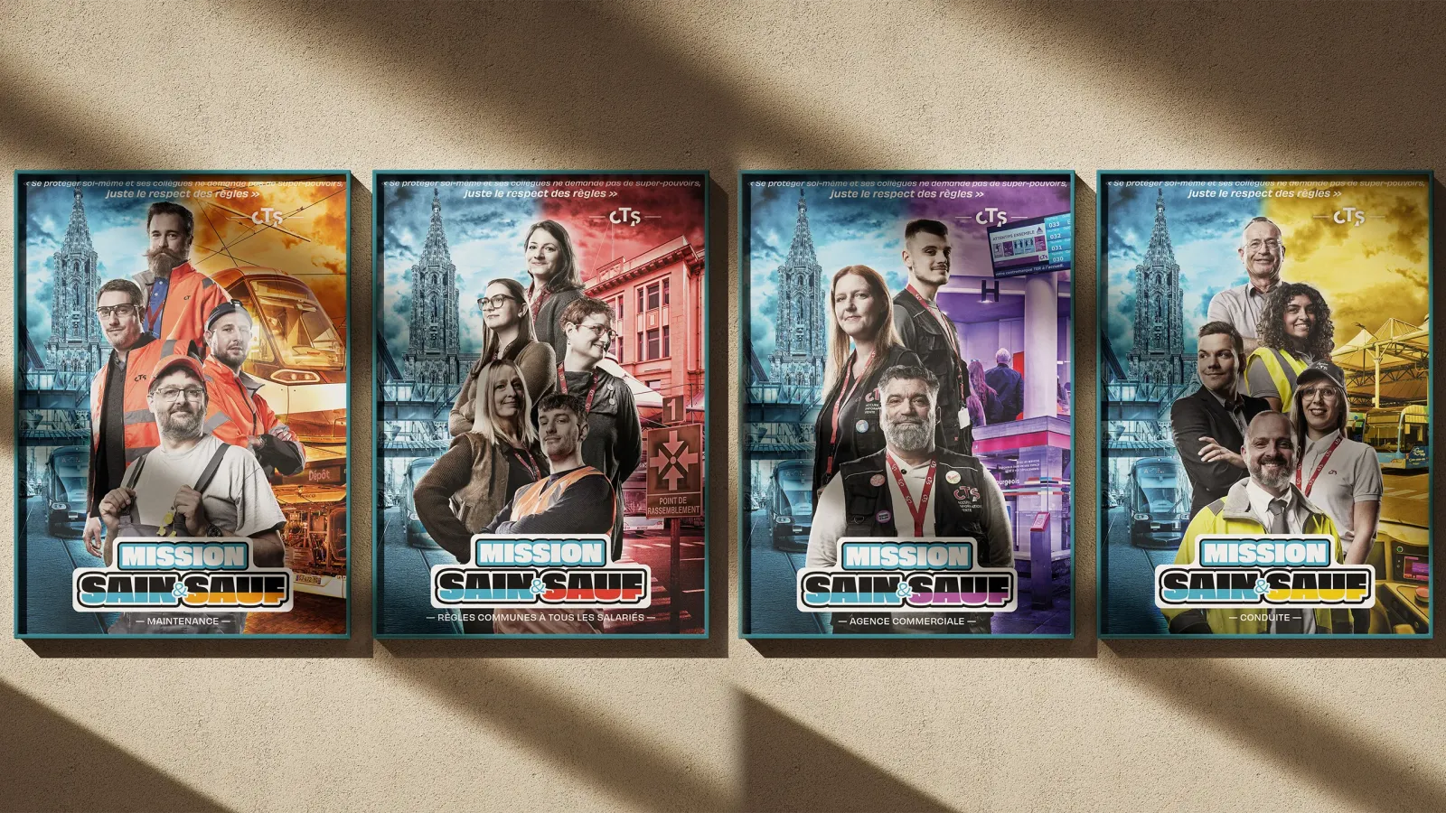 Affiches CTS Mission sain & sauf