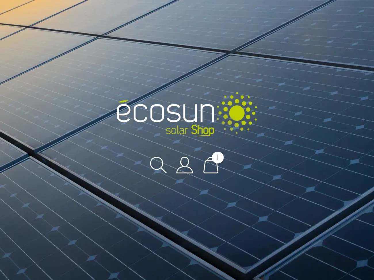Site e-commerce ECOSUN Solar Shop