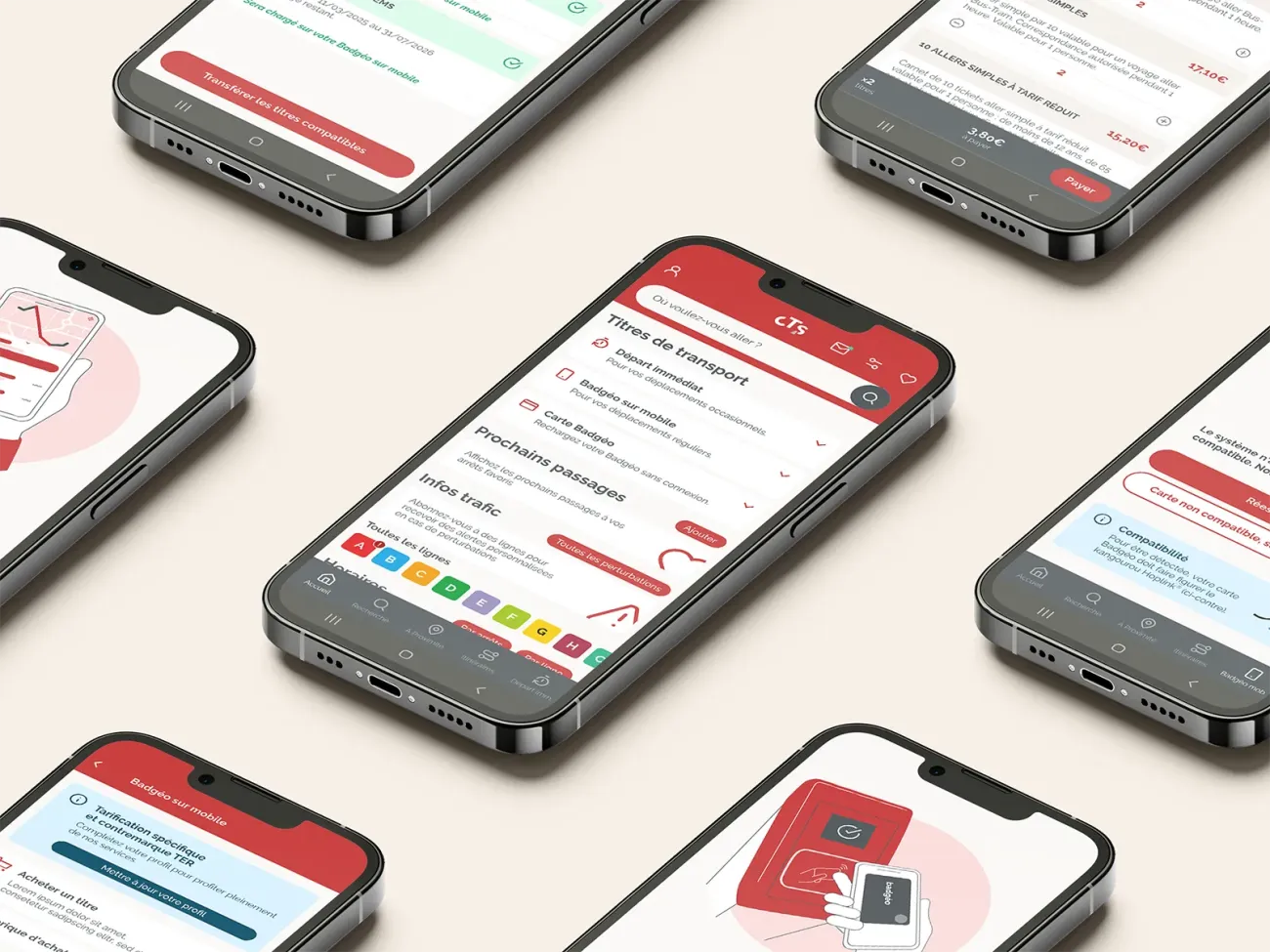 UX/UI Design appli CTS
