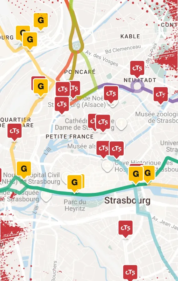 CTS carte des oeuvres artistiques