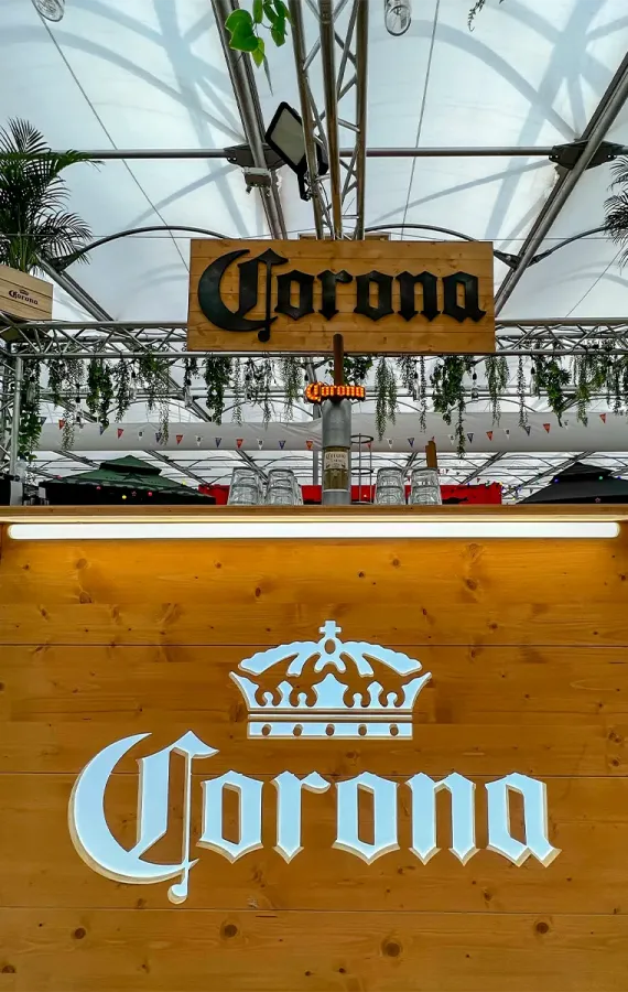 Conception Stand pour Corona (ABInBev)