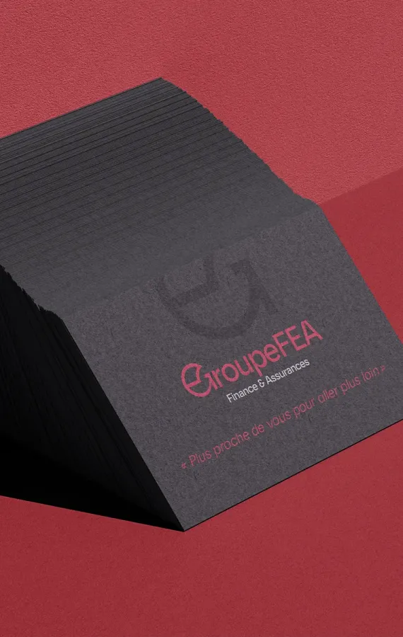 Groupe FEA nouvelle identité / Cartes de visite